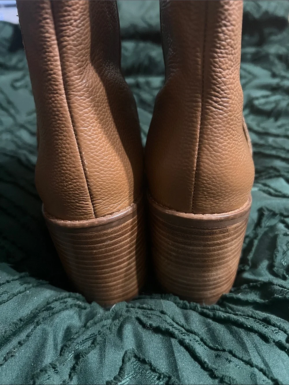 Seychelles Desirable Brown Leather Ankle Zip Up Boots NWOT US 6.5